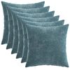 vidaXL P&aacute;rna 6 db HEERLEN K&eacute;k 35 x 35 cm Chenille Sz&ouml;vet