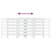 vidaXL feh&eacute;r szerelt fa radi&aacute;torburkolat 205 x 21,5 x 83,5 cm