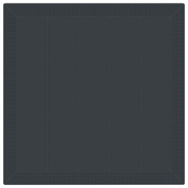 vidaXL Kert &eacute;tkező szett 5 pcs Antracit Polipropil&eacute;n