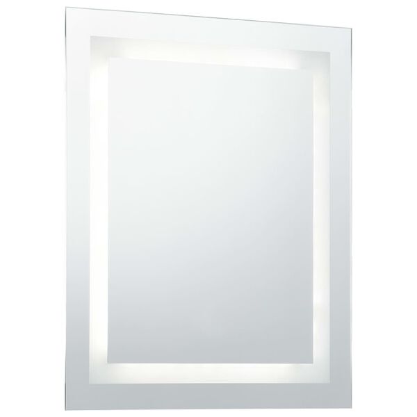 vidaXL LED-es fürdőszobai tükör érintésérzékelővel 50 x 60 cm