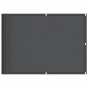 vidaXL antracitsz&uuml;rke 100% oxford poli&eacute;szter erk&eacute;lyparav&aacute;n 75 x 700 cm