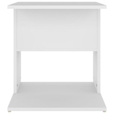 vidaXL fehér forgácslap kisasztal 45 x 45 x 48 cm