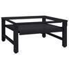 vidaXL Mos&oacute;g&eacute;p Talp Fekete 62 x 60,5 x 32,5 cm Ac&eacute;l