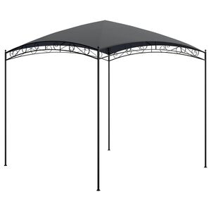 vidaXL antracitsz&uuml;rke pavilon 3 x 3 x 2,65 m 180 g/m&sup2;