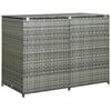 vidaXL antracit polyrattan dupla t&aacute;rol&oacute; gurul&oacute;s kuk&aacute;hoz 148x77x111 cm