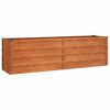 vidaXL rozsda sz&iacute;nű corten ac&eacute;l kerti magas&aacute;gy&aacute;s 160 x 40 x 45 cm