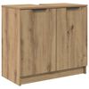 vidaXL F&uuml;rdőszoba Sz&eacute;k&eacute;ny Artisan t&ouml;lgy 64,5 x 33,5 x 59 cm Faanyag