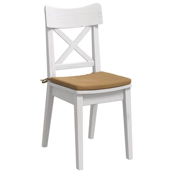 vidaXL Ülőpárnák 4 pcs Barna 40 x 40 x 3 cm Bársony