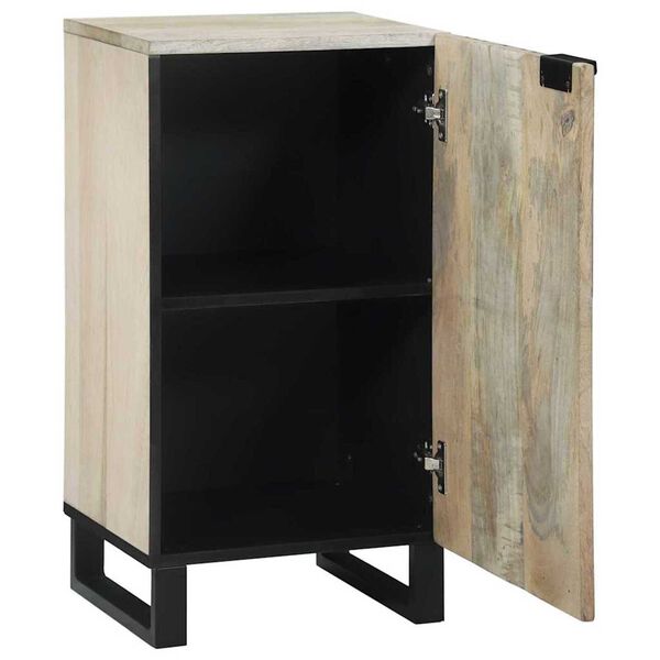 vidaXL Szekrény Fehér 40 x 33 x 75 cm tömör mangófa