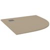 vidaXL barna SMC zuhanyt&aacute;lca 90 x 90 cm