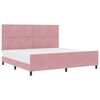 vidaXL Boxrug&oacute;s &aacute;gy fejt&aacute;ml&aacute;val R&oacute;zsasz&iacute;n 200 x 200 cm B&aacute;rsony