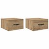 vidaXL &Eacute;jjeliszekr&eacute;ny 2 db k&eacute;zműves t&ouml;lgy 35 x 35 x 20 cm Szerelt Fa