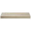 vidaXL 2 db t&ouml;lgysz&iacute;nű MDF lebegő fali polc 50 x 23 x 3,8 cm