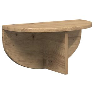 vidaXL Falpolc Falra szerelhető Artisan t&ouml;lgy 38 x 19 x 19 cm