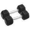 vidaXL 2 db &ouml;sszesen &ouml;nt&ouml;ttvas egykezes s&uacute;lyz&oacute; 6 kg
