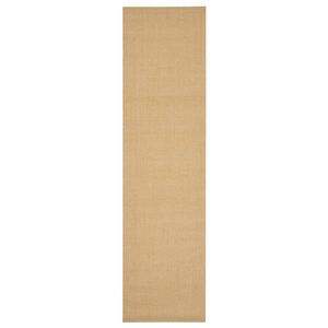 vidaXL term&eacute;szetes sziz&aacute;lszőnyeg 66x250 cm