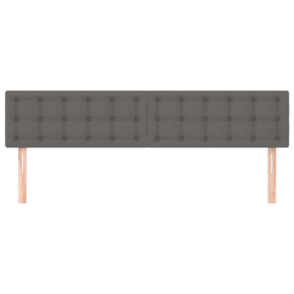 vidaXL sz&uuml;rke műbőr fejt&aacute;mla 160x5x78/88 cm