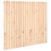 vidaXL t&ouml;m&ouml;r fenyőfa fali fejt&aacute;mla 127,5x3x110 cm