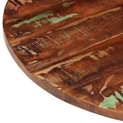 vidaXL tömör újrahasznosított fa kerek asztallap Ø70 x 1,5 cm