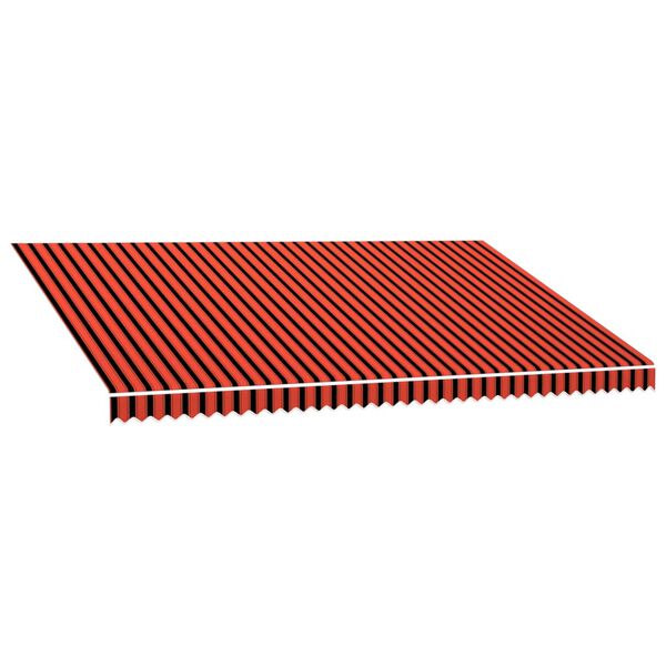 vidaXL narancss&aacute;rga &eacute;s barna v&aacute;szon napellenző tető 5 x 3 m