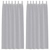 vidaXL Voile F&uuml;gg&ouml;ny 2 db S&ouml;t&eacute;tsz&uuml;rke 225 x 140 cm Poli&eacute;szter
