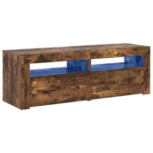 vidaXL f&uuml;st&ouml;s t&ouml;lgy sz&iacute;nű TV-szekr&eacute;ny LED-ekkel 120 x 35 x 40 cm