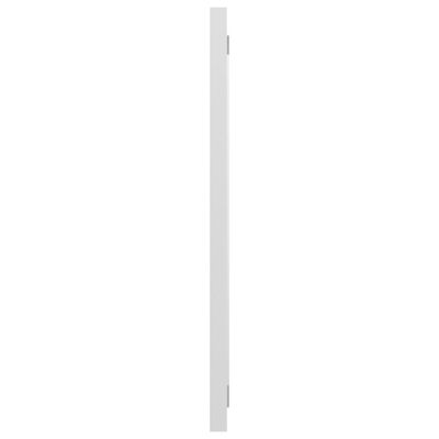 vidaXL magasfényű fehér forgácslap fürdőszobai tükör 80 x 1,5 x 37 cm