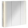 vidaXL F&uuml;rdőszobai t&uuml;k&ouml;rszekr&eacute;ny Beton Sz&uuml;rke 73.5 x 15.5 x 70 cm