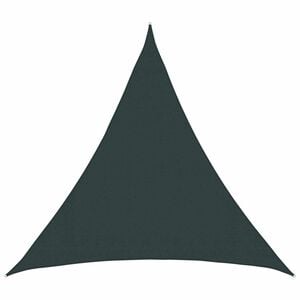 vidaXL Napernyő V&aacute;szon 2 x 2 x 2 m HDPE H&aacute;romsz&ouml;gű S&ouml;t&eacute;tz&ouml;ld