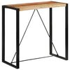vidaXL t&ouml;m&ouml;r &uacute;jrahasznos&iacute;tott fa b&aacute;rasztal 110x55x110 cm