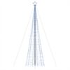 vidaXL k&eacute;k LED kar&aacute;csonyfa t&uuml;sk&eacute;kkel 1534 LED 500 cm