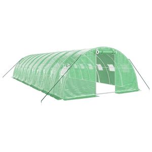 vidaXL z&ouml;ld ac&eacute;lv&aacute;zas melegh&aacute;z 40 m&sup2; 10 x 4 x 2 m