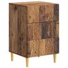 vidaXL &Eacute;jjeli asztal Antik Fa 43 x 39,5 x 66,5 cm Szerelt Fa