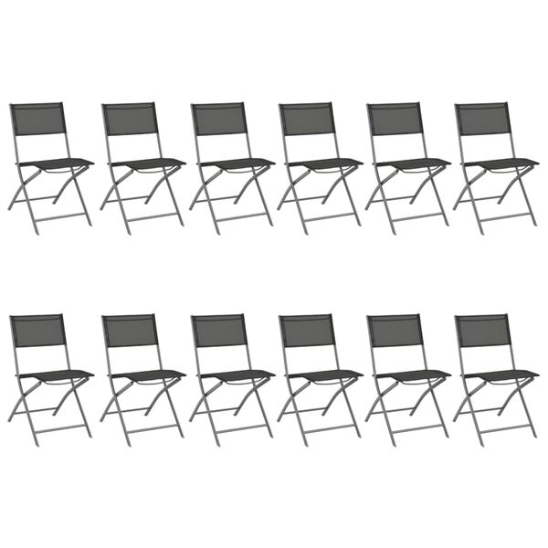 vidaXL 13 r&eacute;szes k&uuml;lt&eacute;ri ac&eacute;l &eacute;tkezőgarnit&uacute;ra