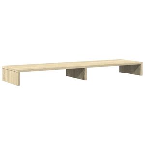 vidaXL sonoma t&ouml;lgy sz&iacute;nű szerelt fa monitor&aacute;llv&aacute;ny 100 x 27 x 10 cm
