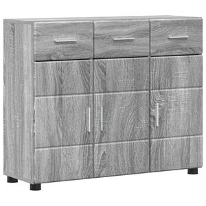 vidaXL Sz&eacute;f FLORIN 88,5 x 30,5 x 73 cm Sz&uuml;rke Sonoma Szerelt Fa