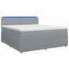 vidaXL Boxspring &aacute;gy matraccal Vil&aacute;gossz&uuml;rke 160 x 200 cm Sz&ouml;vet