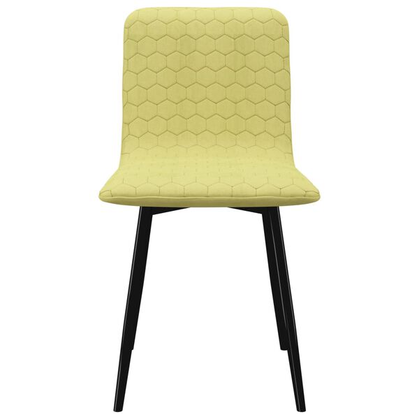 vidaXL 2 db zöld szövetborítású étkezőszék