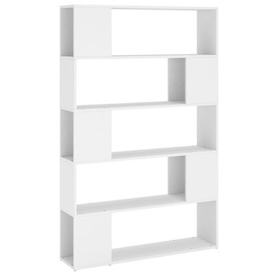vidaXL fehér forgácslap térelválasztó könyvszekrény 100 x 24 x 155 cm