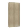 vidaXL sonoma t&ouml;lgy sz&iacute;nű szerelt fa cipőszekr&eacute;ny 80 x 35,5 x 180 cm