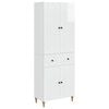 vidaXL Szekr&eacute;ny szett 2 pcs 66 x 34,5 x 90 cm Szerelt Fa