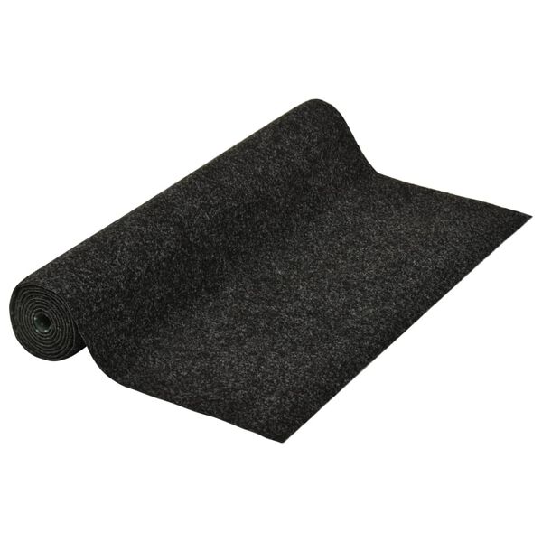 vidaXL antracitszürke szegecses aljú műfű 3 x 1 m