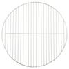 vidaXL kerek 304 rozsdamentes ac&eacute;l BBQ grillr&aacute;cs &Oslash;47 cm