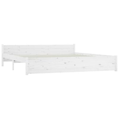vidaXL fehér ágykeret fiókokkal 180 x 200 cm (Super King)