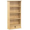 vidaXL Corona t&ouml;m&ouml;r fenyőfa CD-szekr&eacute;ny 52 x 17,5 x 103 cm