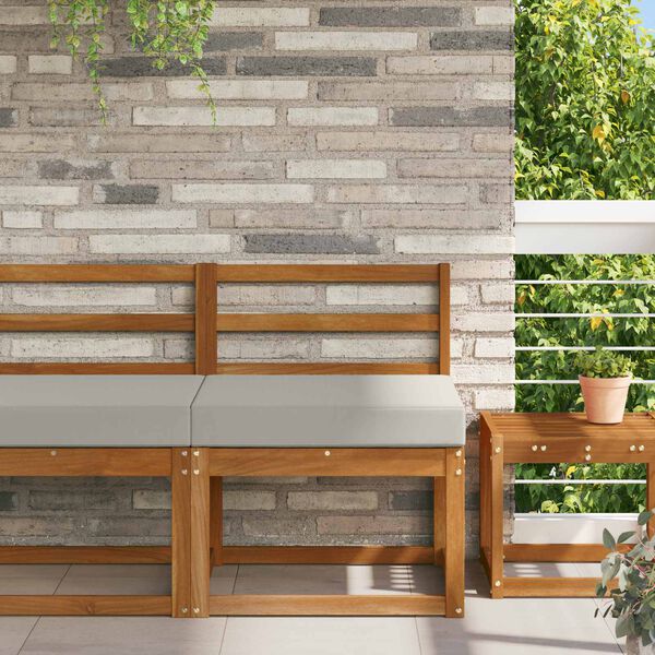 vidaXL K&uuml;lt&eacute;ri kanap&eacute; p&aacute;rna Sz&uuml;rke 60 x 60 x 8 cm Poli&eacute;szter