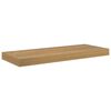vidaXL Falpolc Falra szerelhető 2 pcs Barna 50 x 23 x 4 cm Faanyag