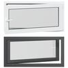 vidaXL D&ouml;nthető &eacute;s forgathat&oacute; pinceablak RISOR 120 x 60 cm PVC &eacute;s &Uuml;veg