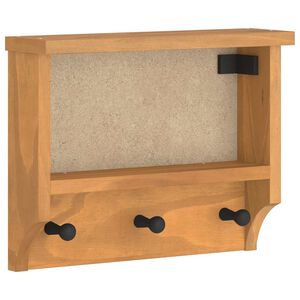 vidaXL SANDNES t&ouml;m&ouml;r fenyőfa falra szerelt kab&aacute;t&aacute;llv&aacute;ny 45x12x35 cm