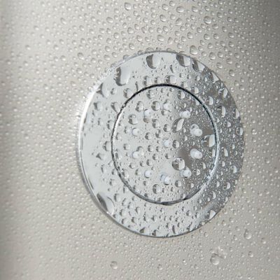 SCHÜTTE SANSIBAR rozsdamentes acélszínű konyhai zuhanypanel
